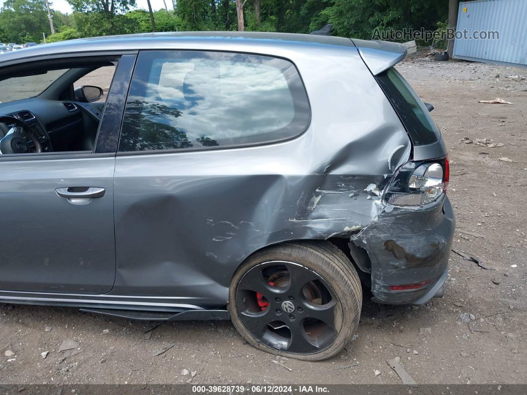 2010 Volkswagen Gti 2-door Gray vin: WVWED7AJXAW224675