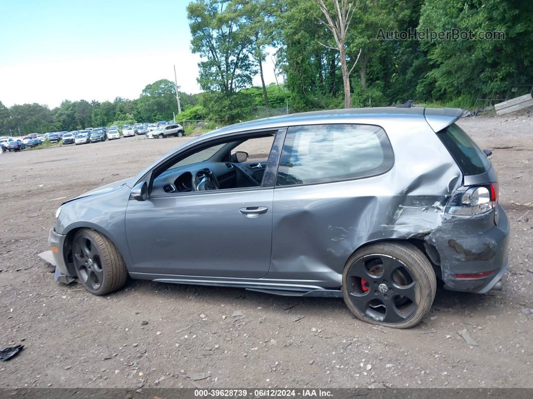 2010 Volkswagen Gti 2-door Gray vin: WVWED7AJXAW224675