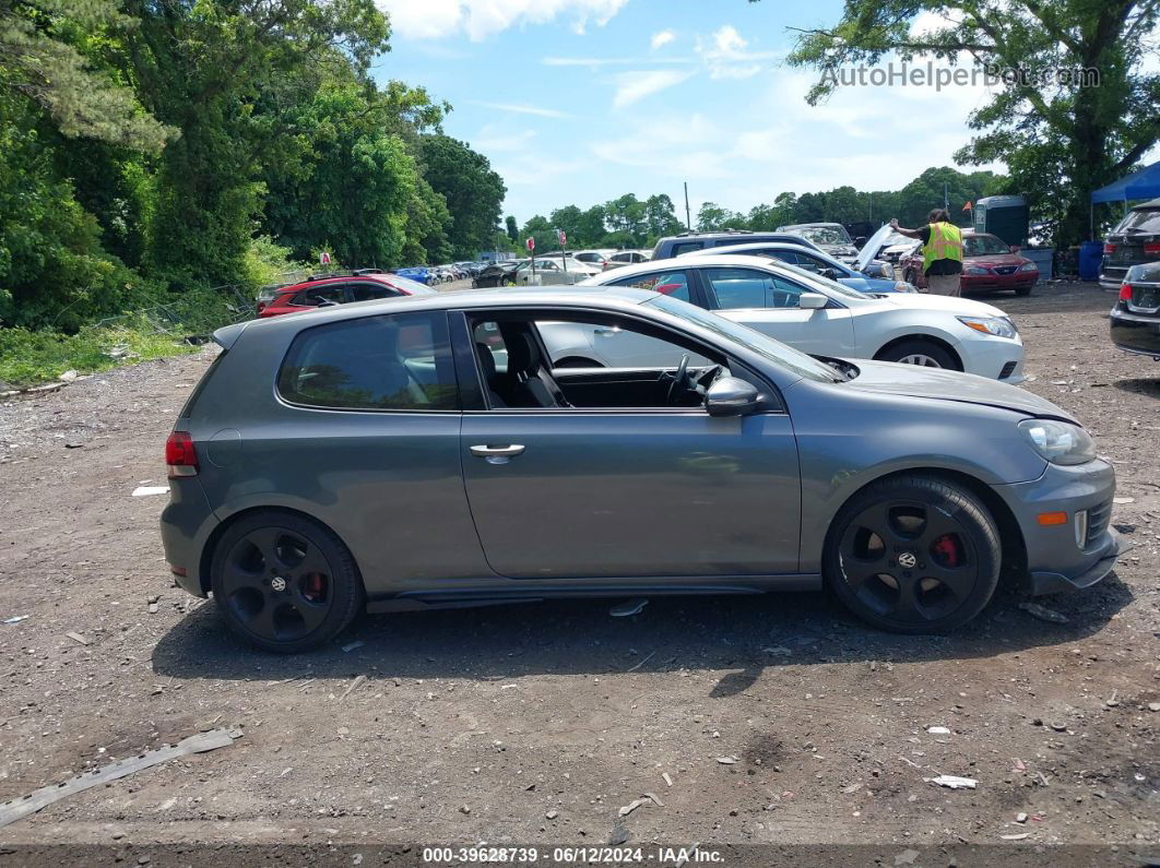 2010 Volkswagen Gti 2-door Gray vin: WVWED7AJXAW224675