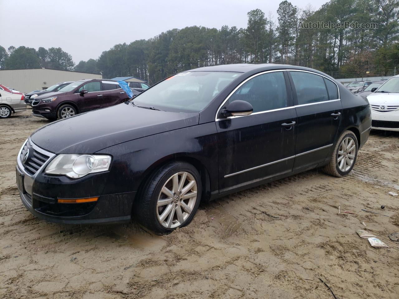 2013 Volkswagen Passat 2.0t Luxury Черный vin: WVWEK73C66P135000