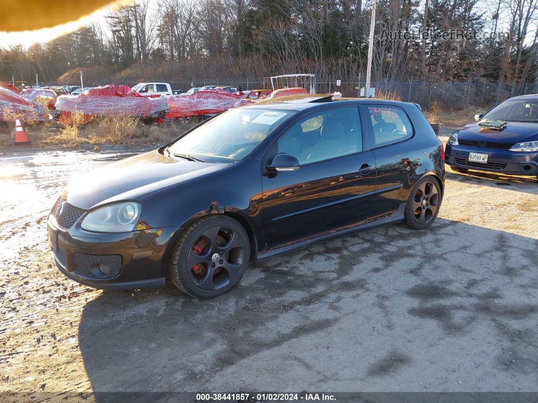 2008 Volkswagen Gti 2-door Black vin: WVWEV71K18W190349