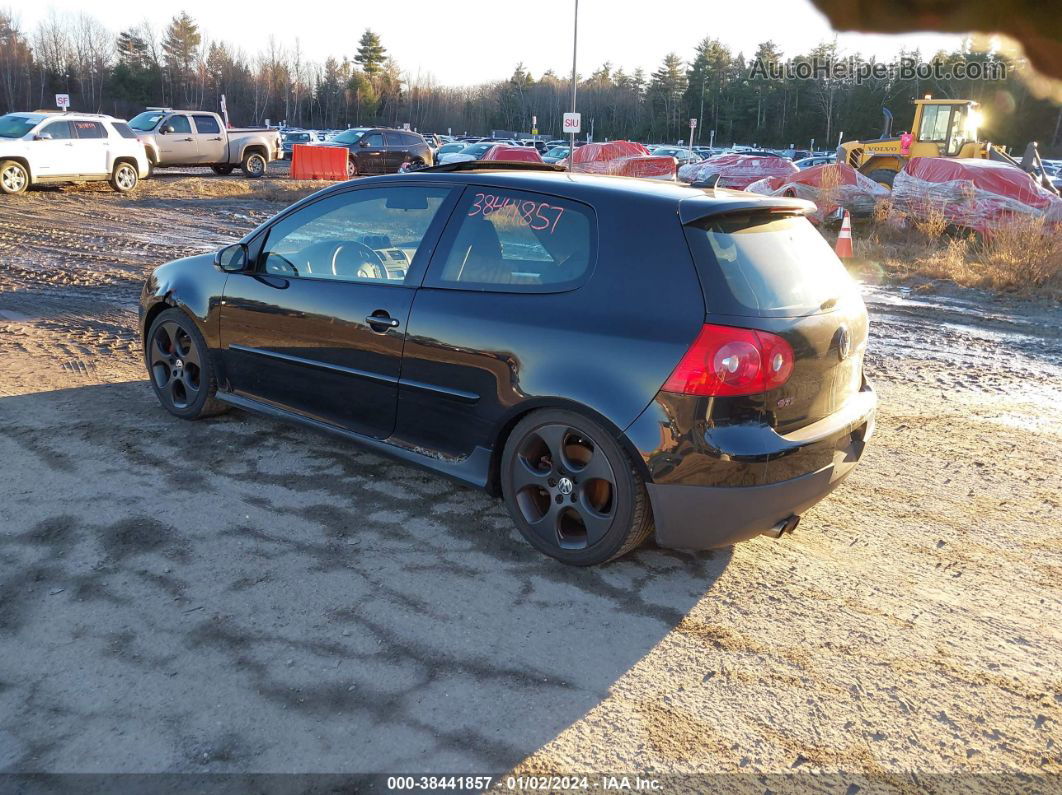 2008 Volkswagen Gti 2-door Black vin: WVWEV71K18W190349