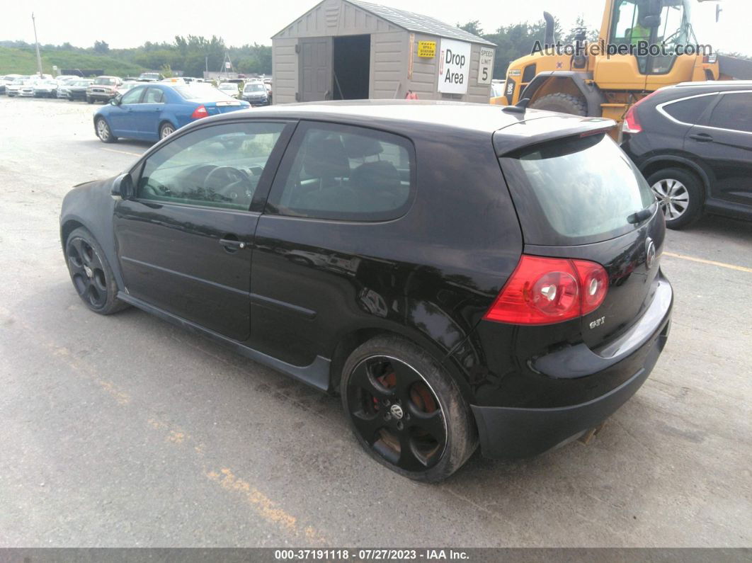 2009 Volkswagen Gti   Black vin: WVWEV71K19W120593