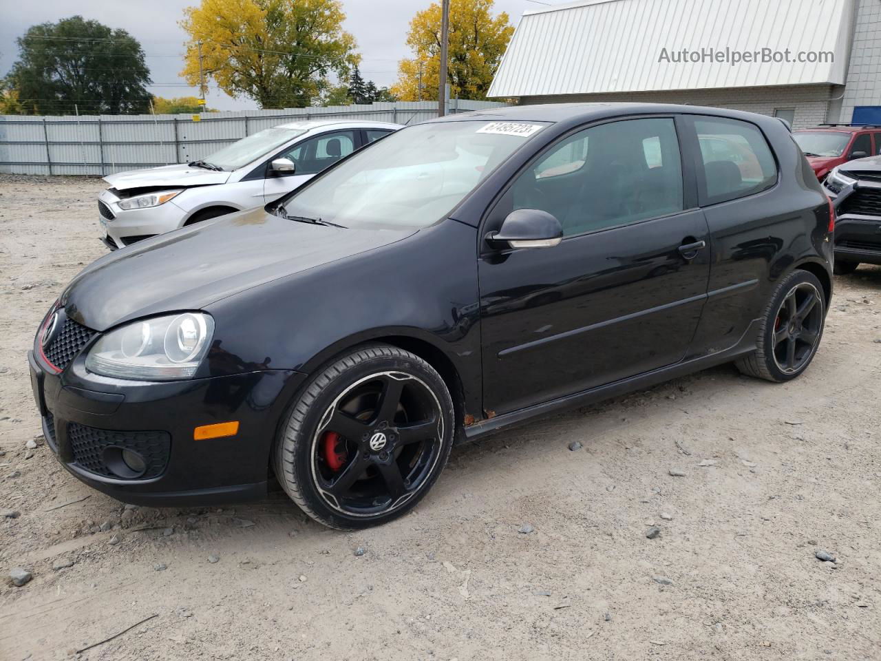 2008 Volkswagen Gti  Black vin: WVWEV71K28W239185