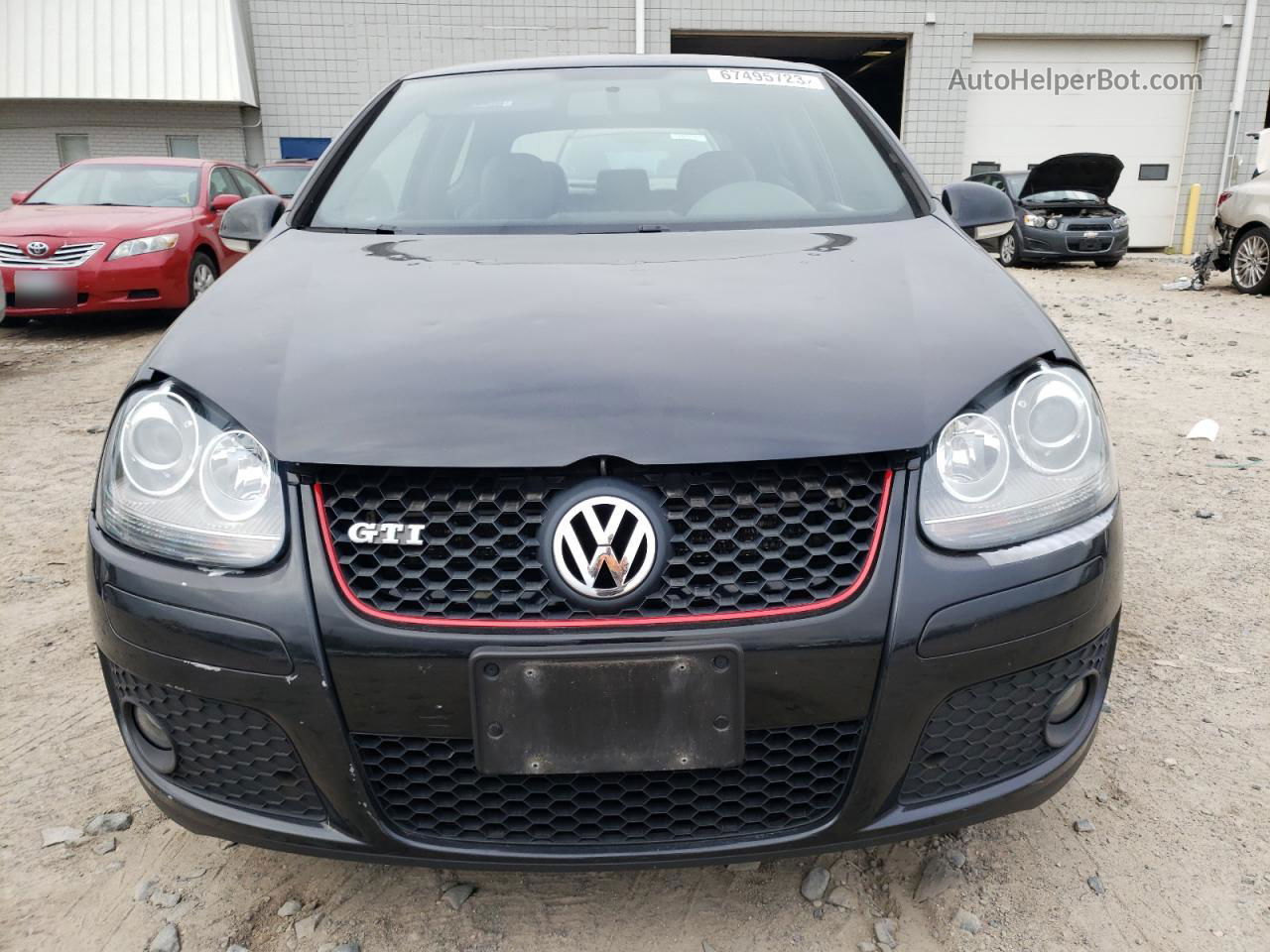 2008 Volkswagen Gti  Black vin: WVWEV71K28W239185