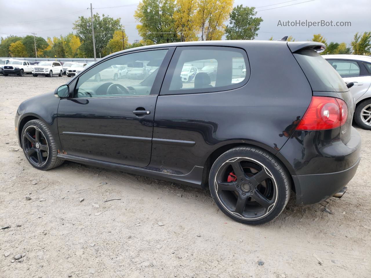 2008 Volkswagen Gti  Black vin: WVWEV71K28W239185