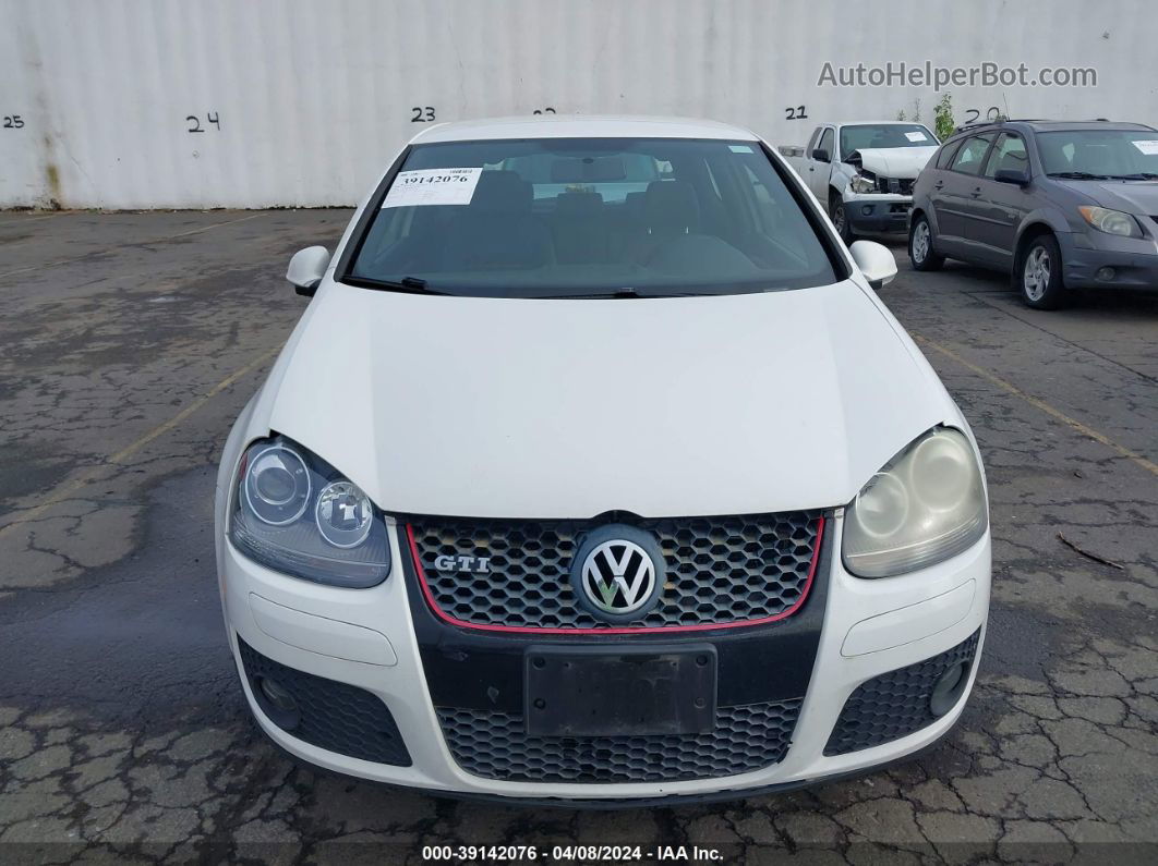 2008 Volkswagen Gti 2-door Белый vin: WVWEV71K28W270386