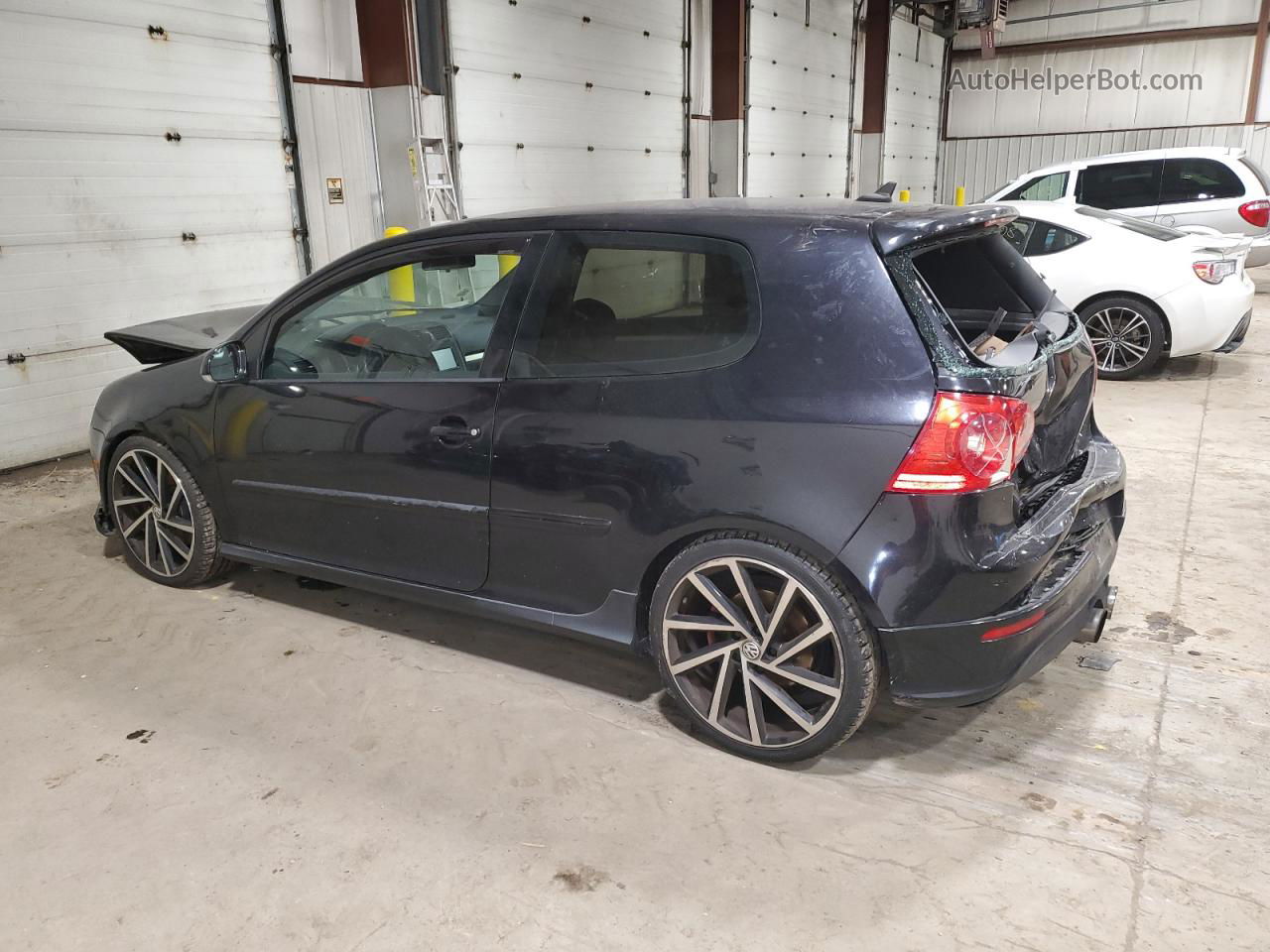 2008 Volkswagen Gti  Black vin: WVWEV71K38W023572