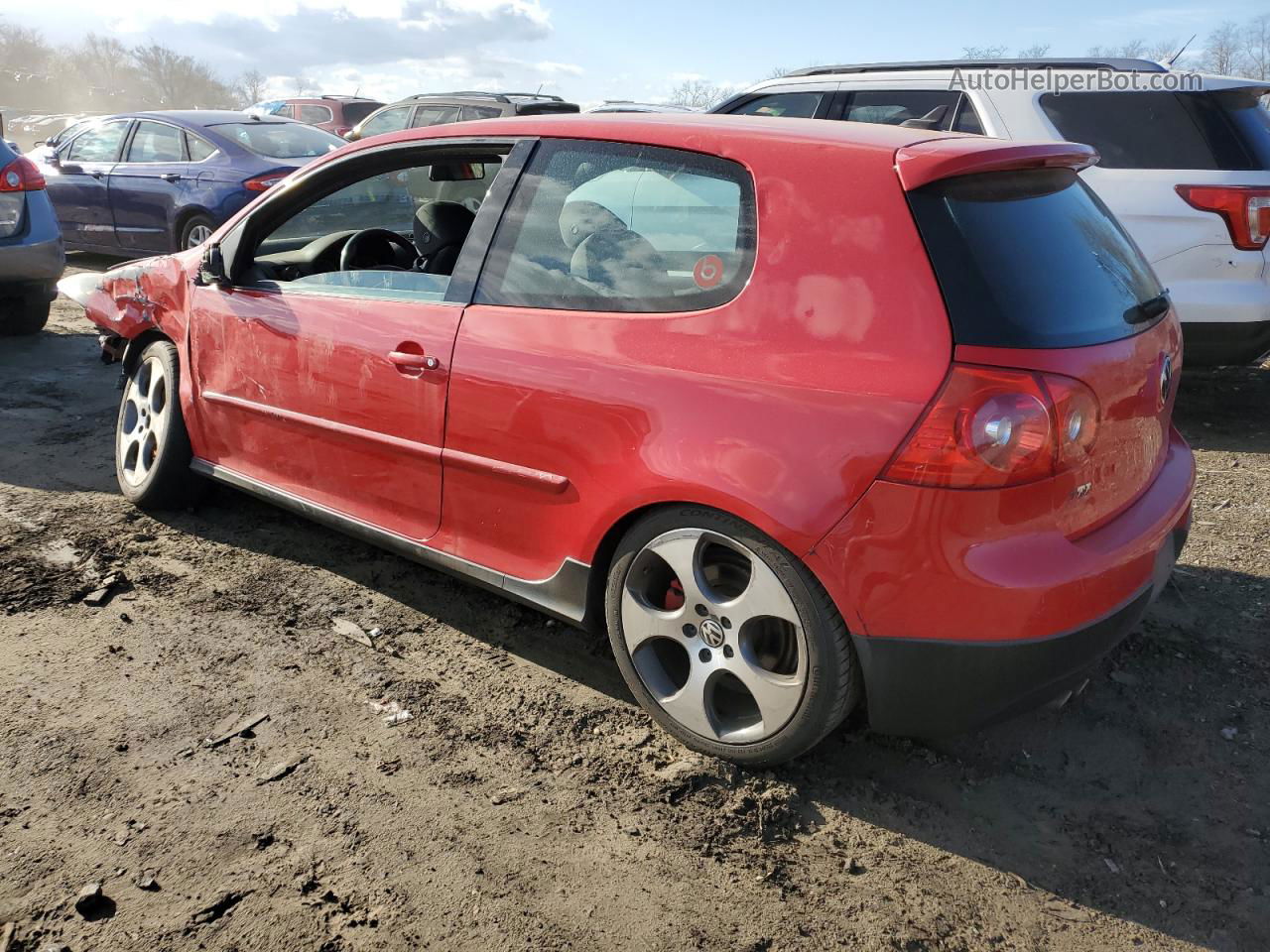 2008 Volkswagen Gti  Красный vin: WVWEV71K38W305842