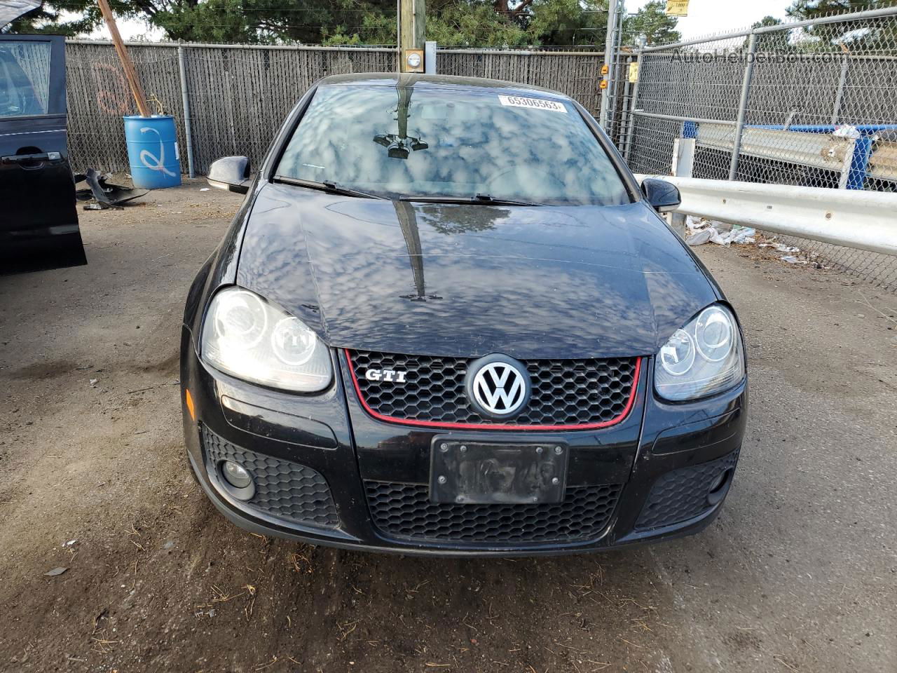 2009 Volkswagen Gti  Black vin: WVWEV71K39W055293