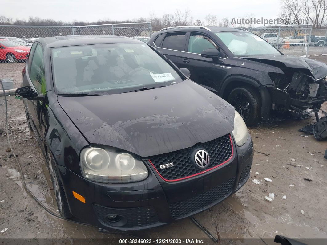 2009 Volkswagen Gti 2-door  (m6) (discontinued) Черный vin: WVWEV71K49W112620