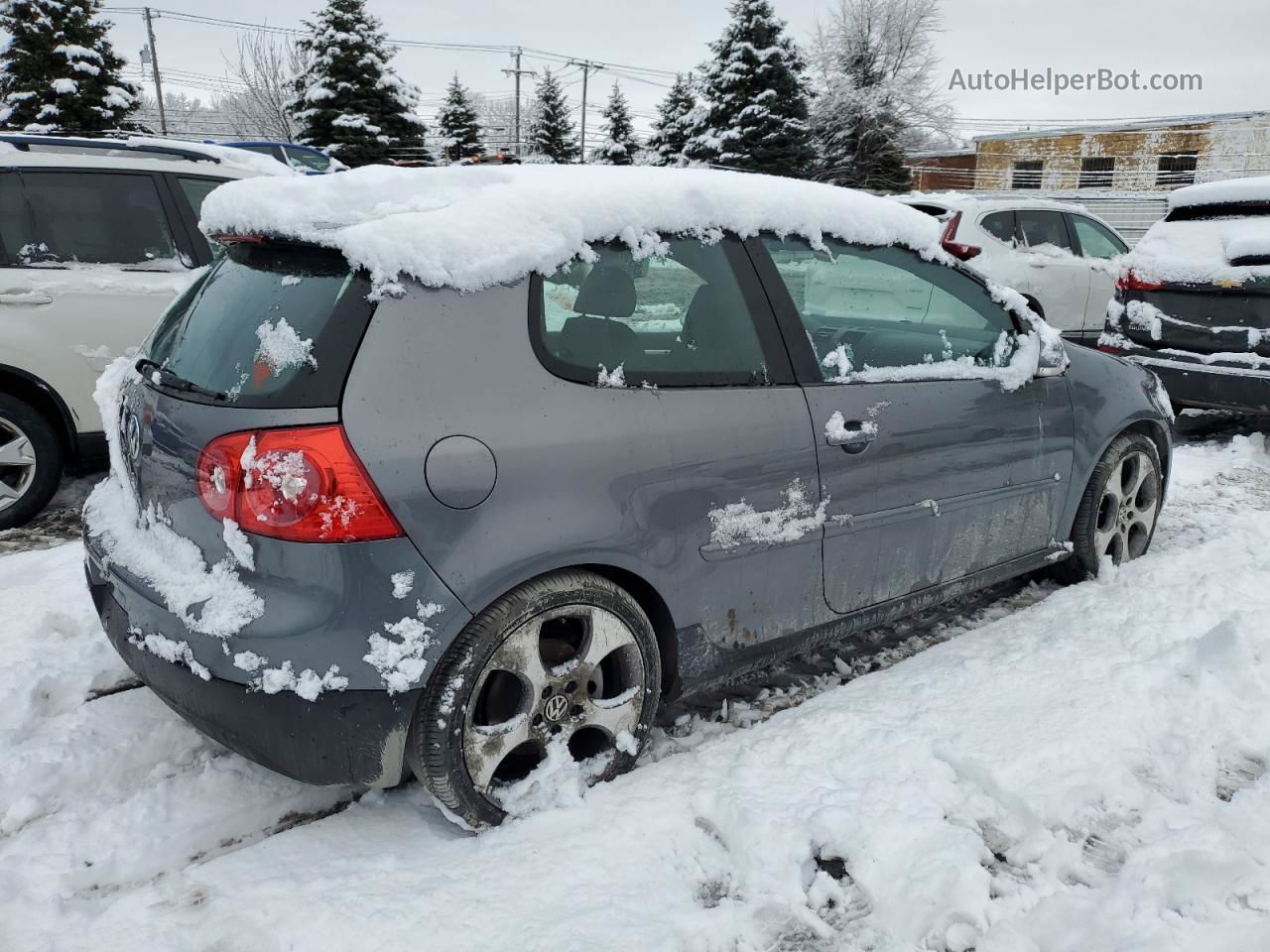 2009 Volkswagen Gti  Серый vin: WVWEV71K59W022134