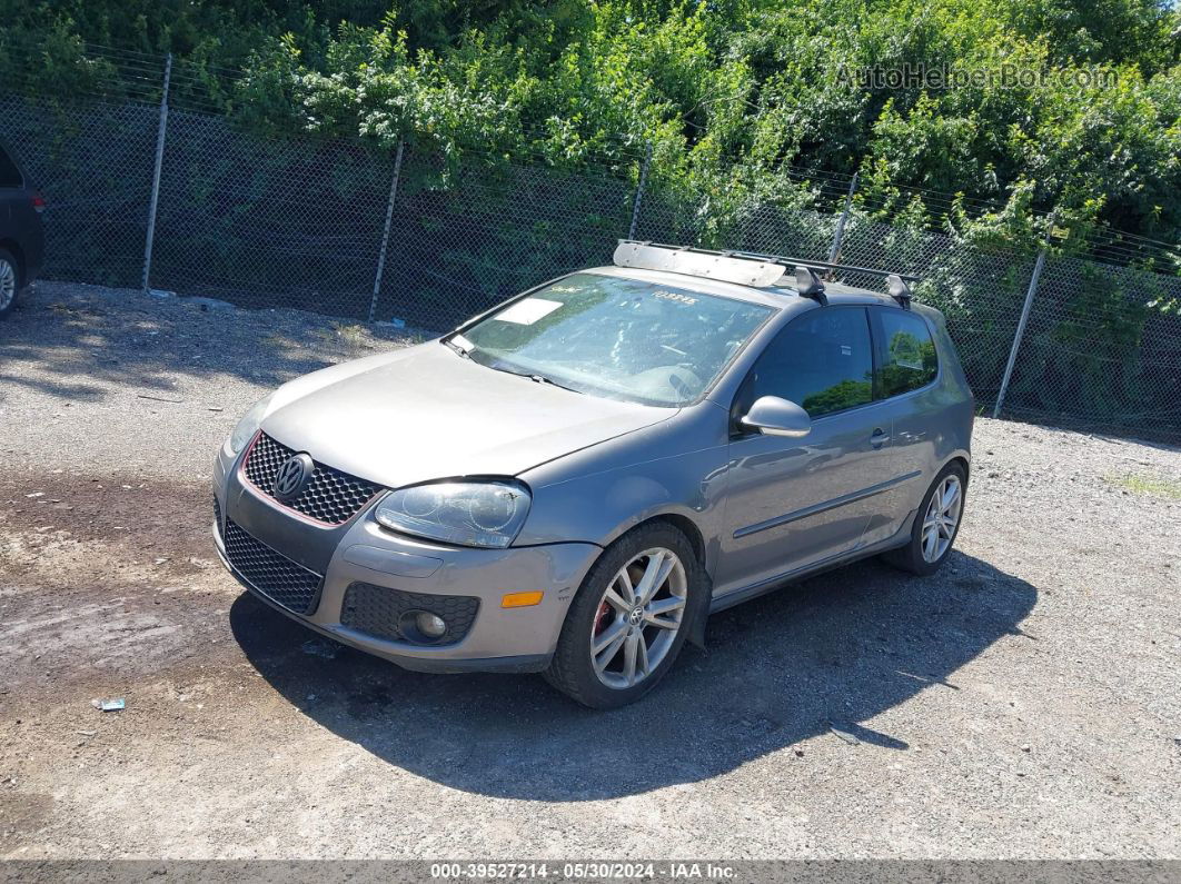 2009 Volkswagen Gti 2-door Gray vin: WVWEV71K59W103375