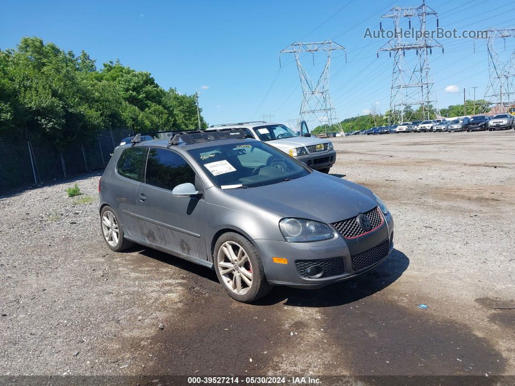 2009 Volkswagen Gti 2-door Gray vin: WVWEV71K59W103375