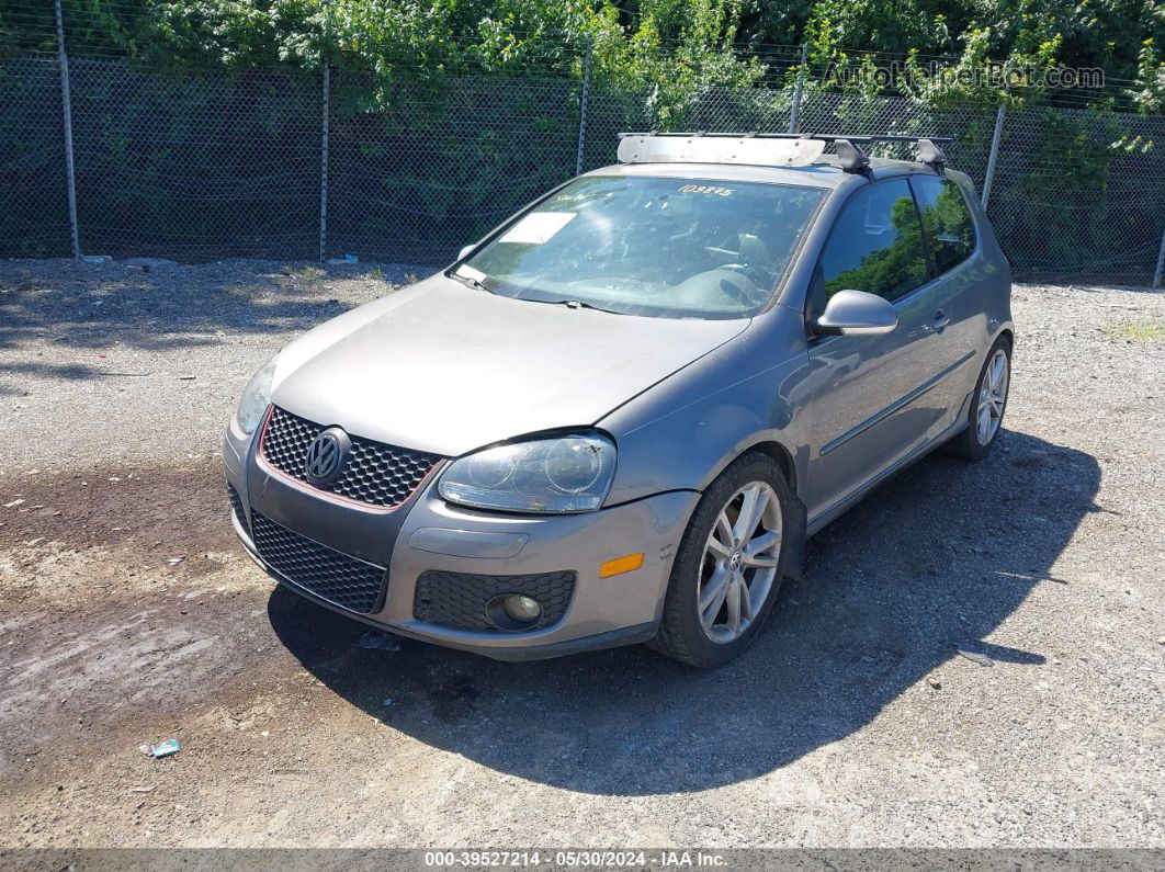 2009 Volkswagen Gti 2-door Gray vin: WVWEV71K59W103375