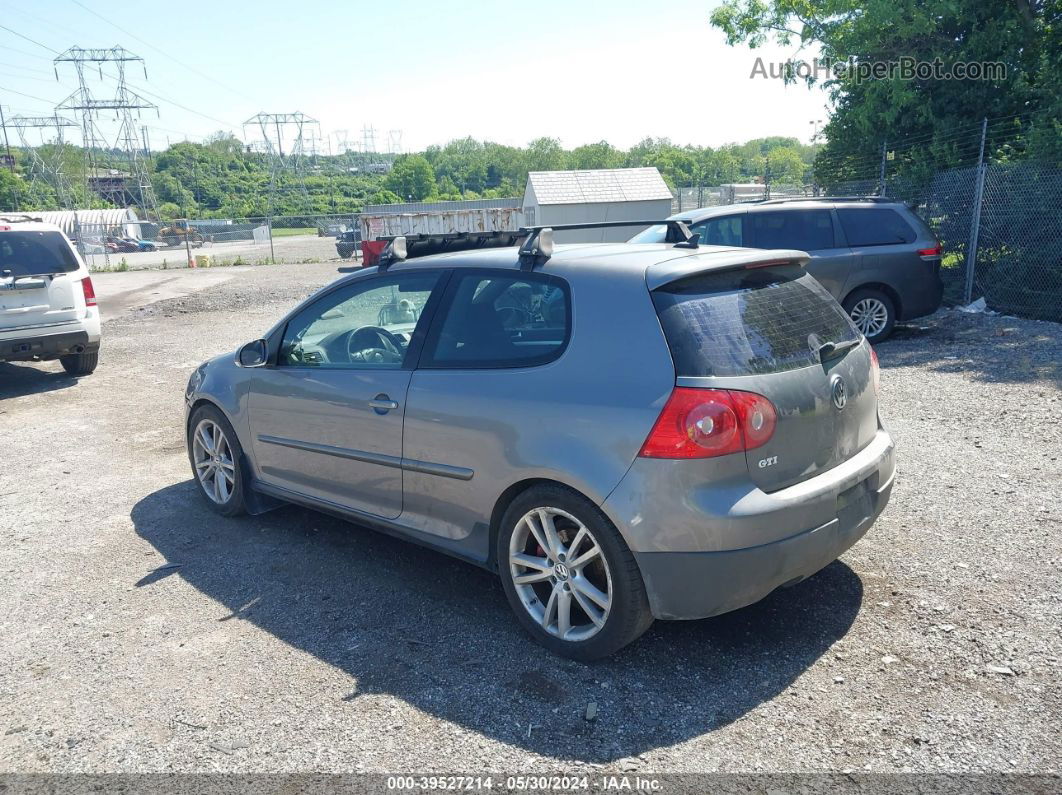 2009 Volkswagen Gti 2-door Gray vin: WVWEV71K59W103375