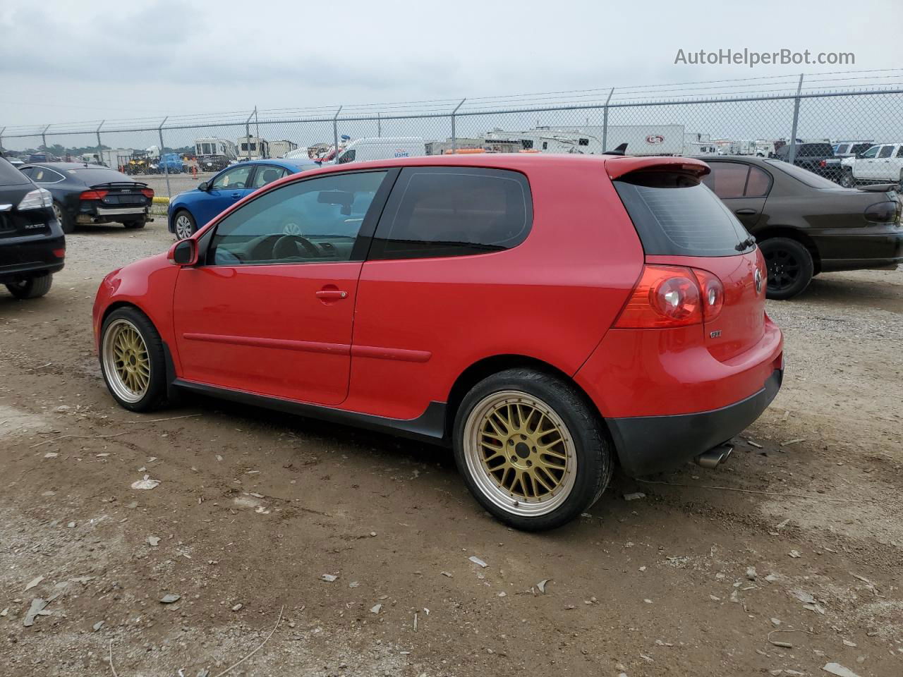 2009 Volkswagen Gti  Красный vin: WVWEV71K59W103439