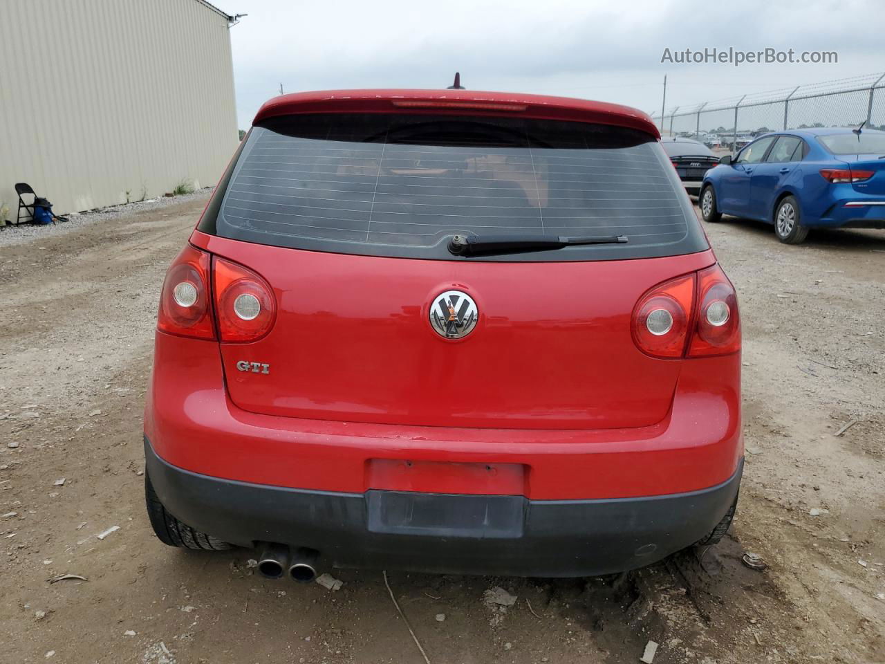 2009 Volkswagen Gti  Red vin: WVWEV71K59W103439