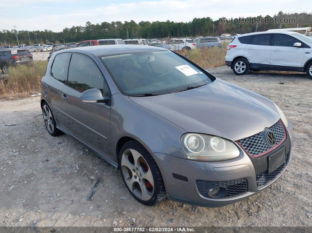 2008 Volkswagen Gti 2-door (m6) (eop Cw 21/08)/2-door (m6) (late Availability) Gray vin: WVWEV71K78W101027