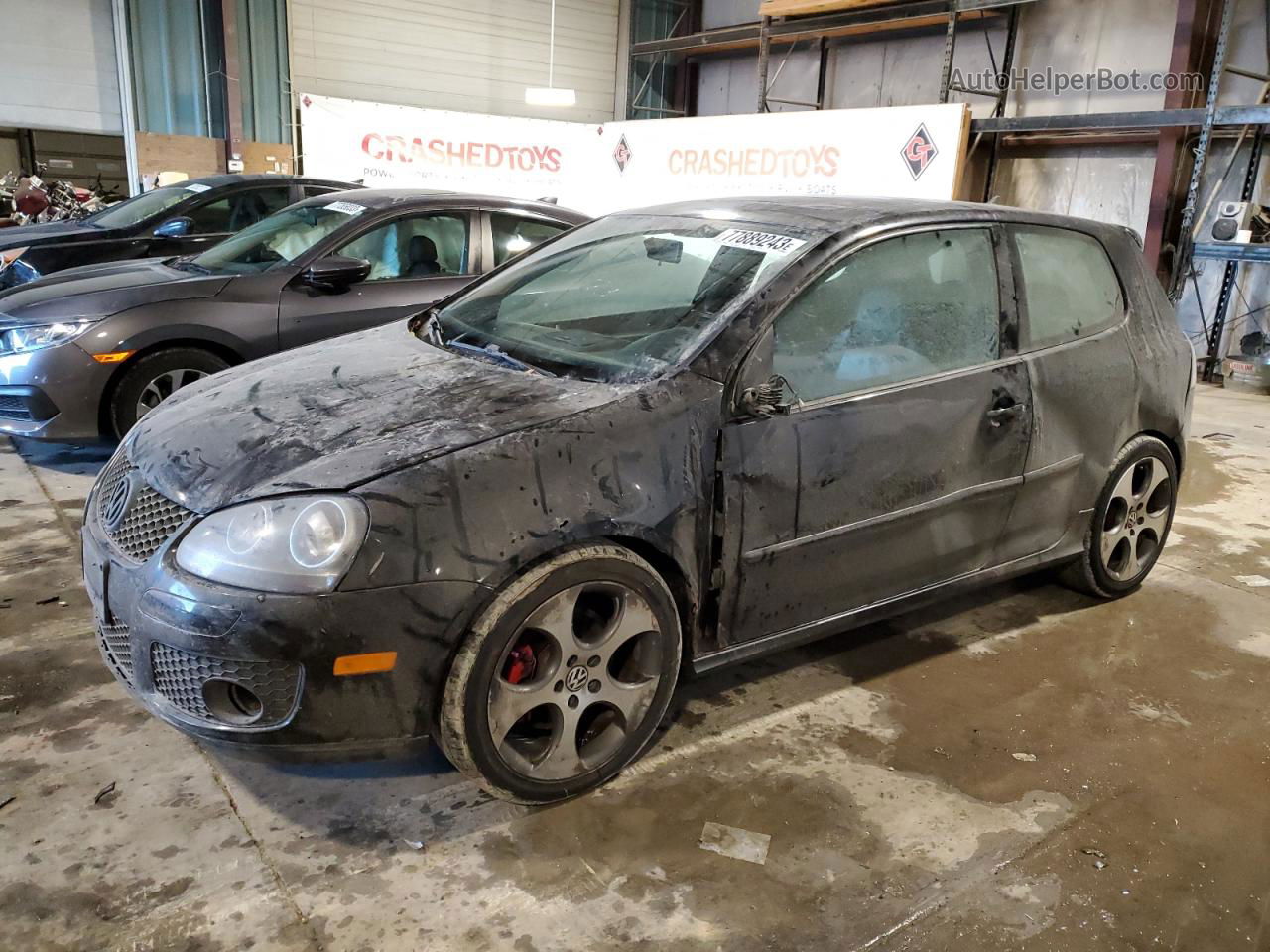 2008 Volkswagen Gti  Black vin: WVWEV71K78W247086