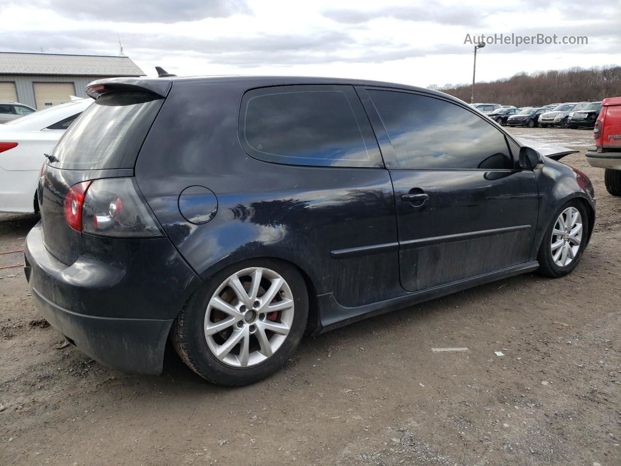 2009 Volkswagen Gti  Black vin: WVWEV71K89W031684