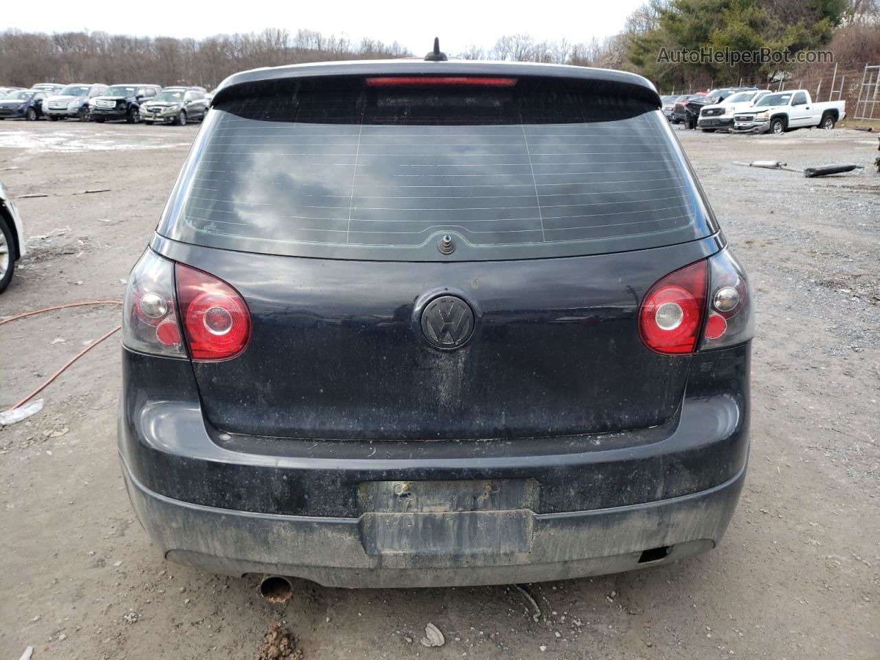 2009 Volkswagen Gti  Black vin: WVWEV71K89W031684