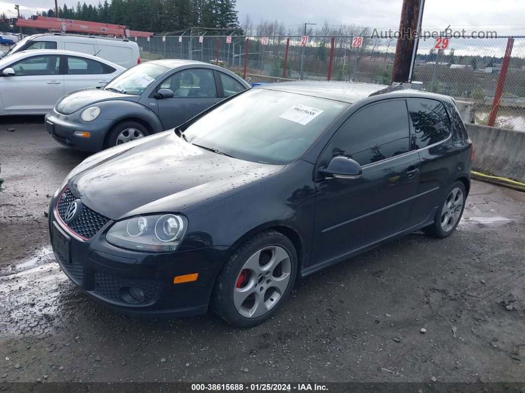 2009 Volkswagen Gti 2-door  (m6) (discontinued) Черный vin: WVWEV71K89W057315