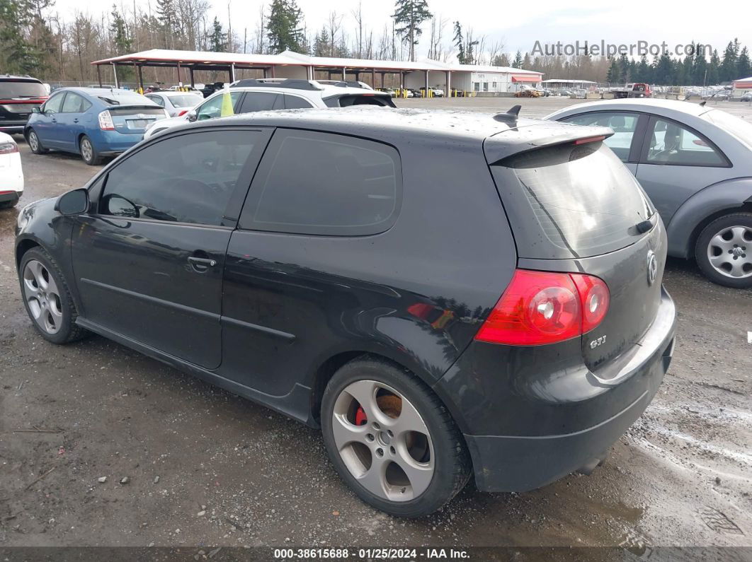 2009 Volkswagen Gti 2-door  (m6) (discontinued) Black vin: WVWEV71K89W057315