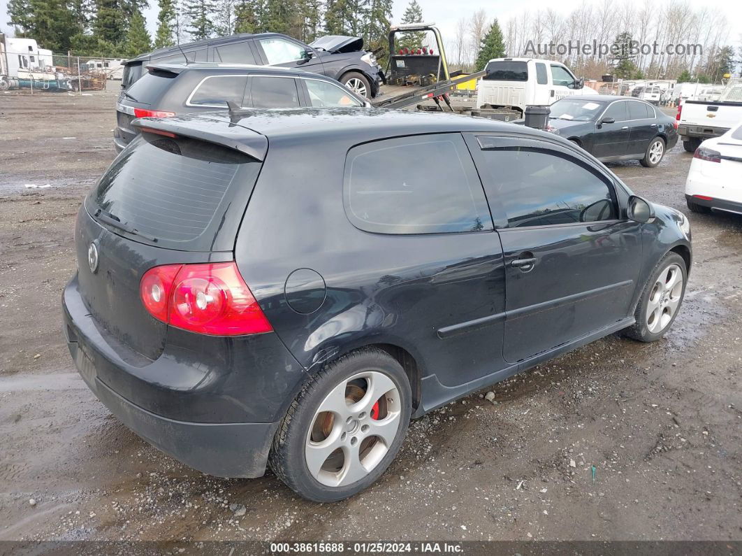 2009 Volkswagen Gti 2-door  (m6) (discontinued) Black vin: WVWEV71K89W057315