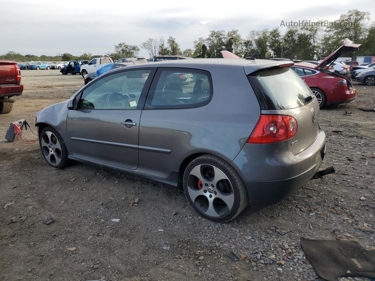 2009 Volkswagen Gti  Silver vin: WVWEV71K99W120406