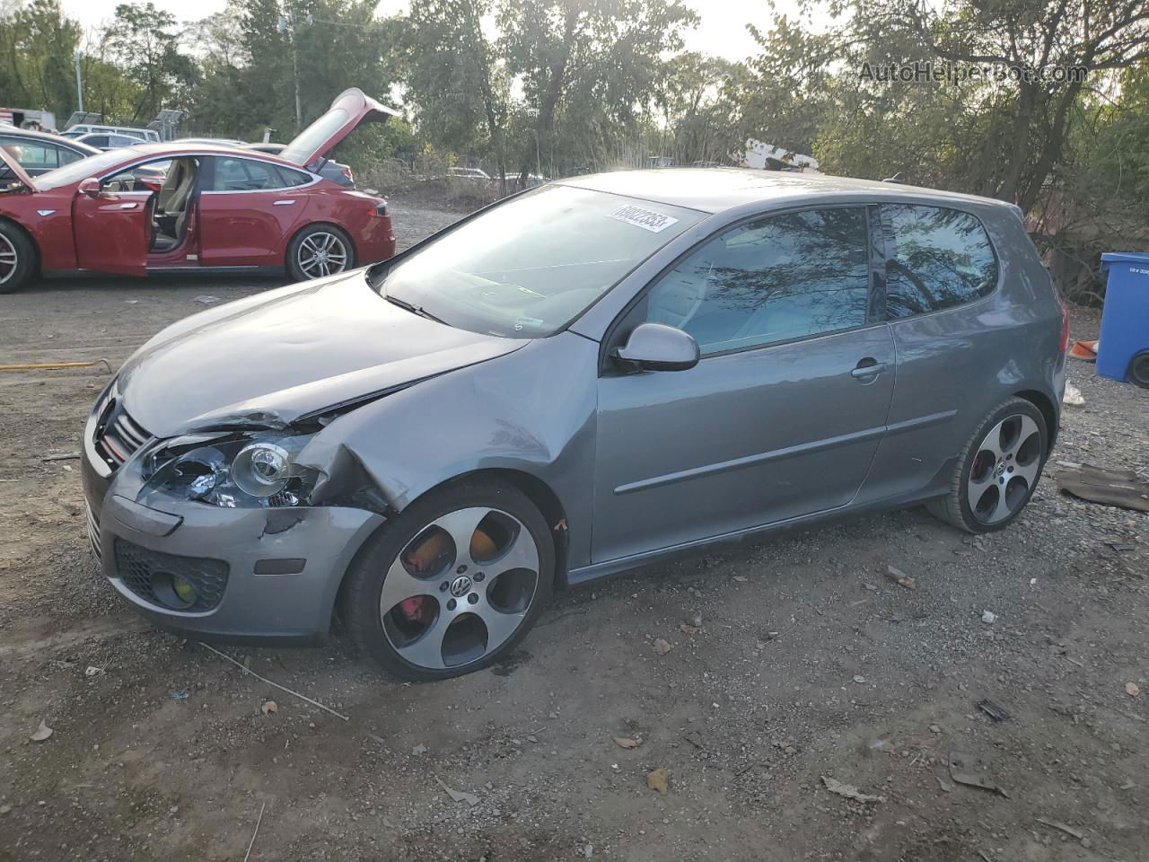 2009 Volkswagen Gti  Silver vin: WVWEV71K99W120406