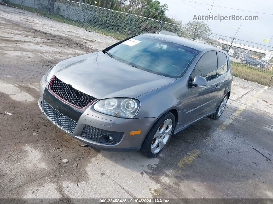 2009 Volkswagen Gti 2-door  (m6) (discontinued) Gray vin: WVWEV71K99W123080