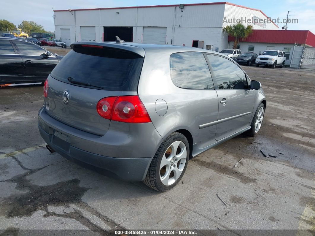 2009 Volkswagen Gti 2-door  (m6) (discontinued) Gray vin: WVWEV71K99W123080