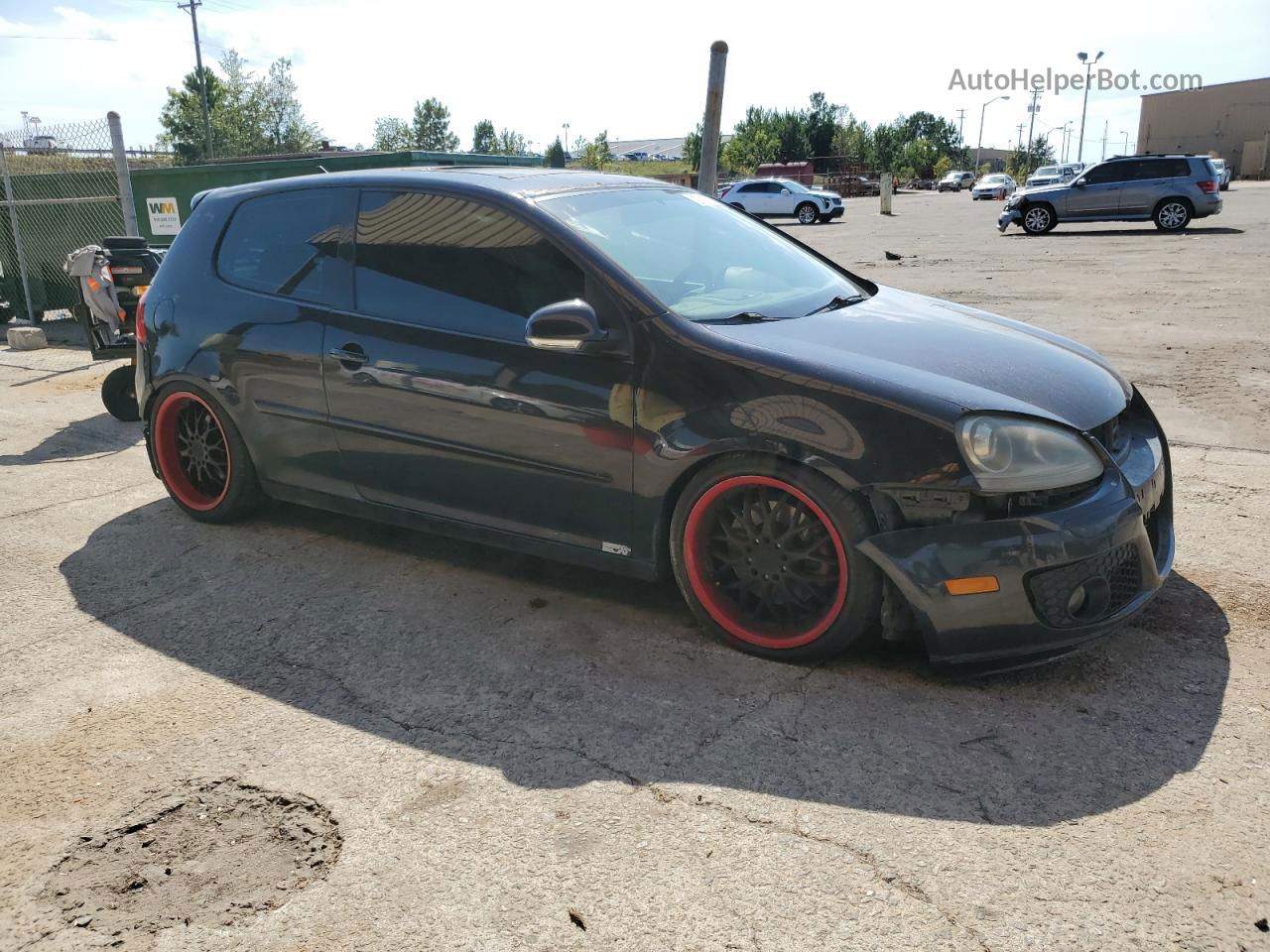 2008 Volkswagen Gti  Black vin: WVWEV71KX8W022354