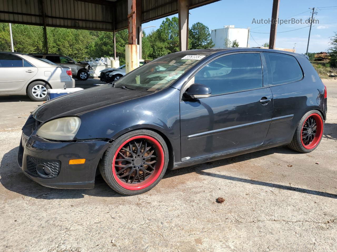 2008 Volkswagen Gti  Black vin: WVWEV71KX8W022354