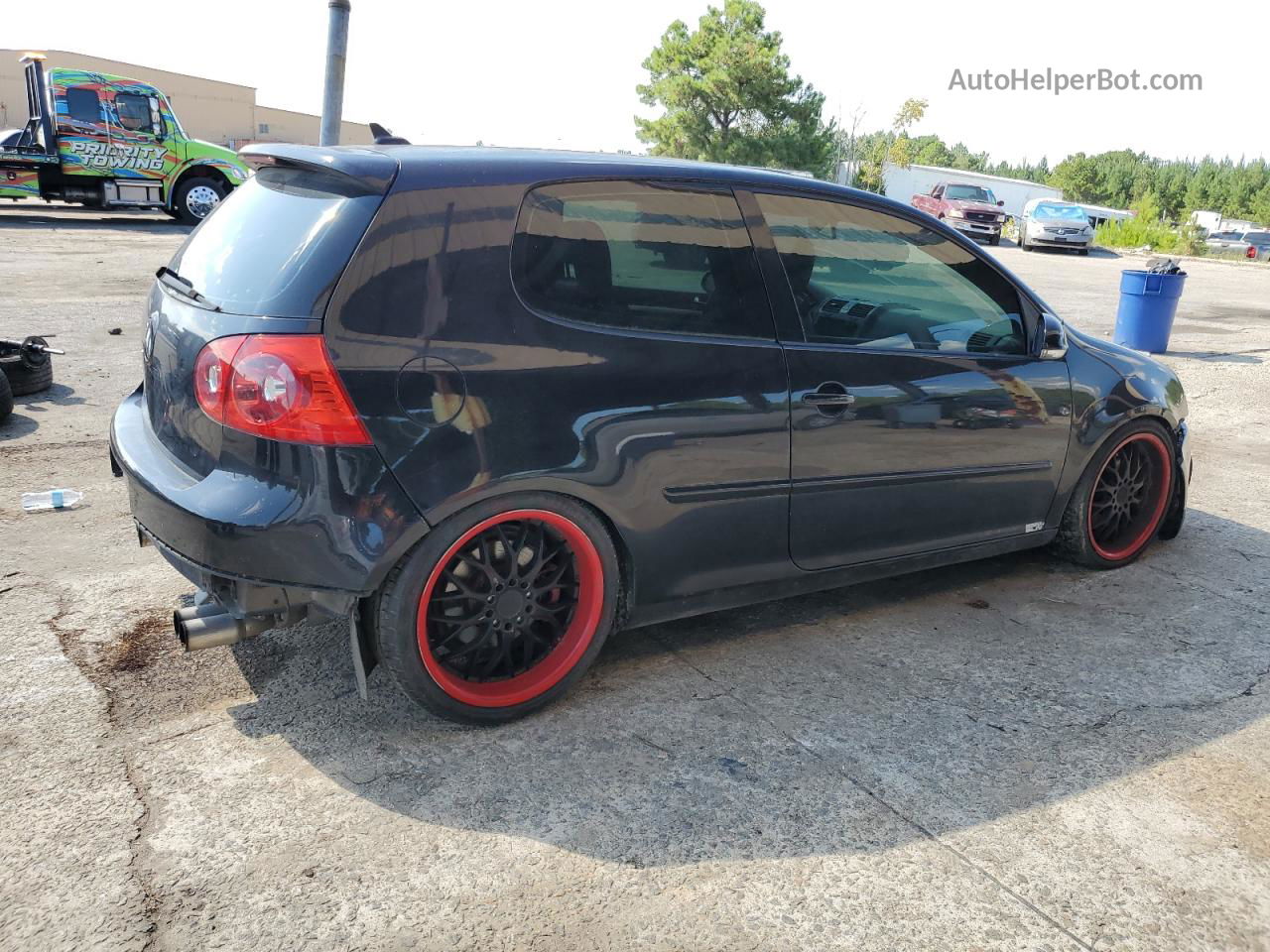 2008 Volkswagen Gti  Черный vin: WVWEV71KX8W022354