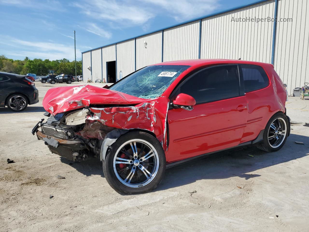 2008 Volkswagen Gti  Red vin: WVWEV71KX8W311833