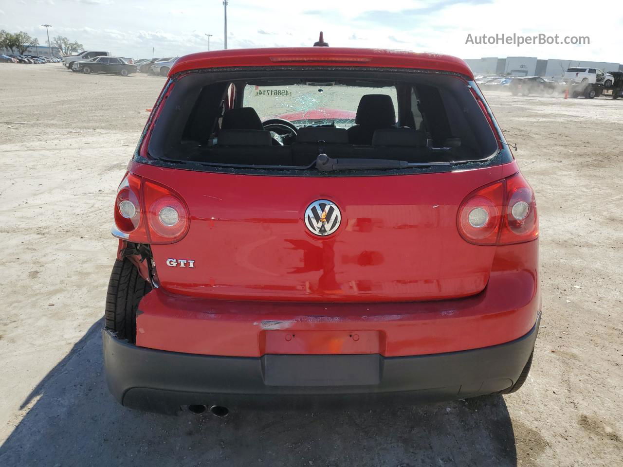 2008 Volkswagen Gti  Red vin: WVWEV71KX8W311833