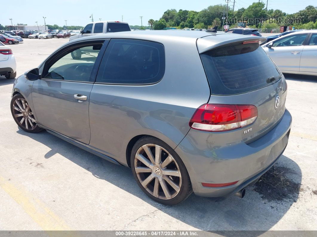 2010 Volkswagen Gti 2-door Gray vin: WVWEV7AJ2AW249941