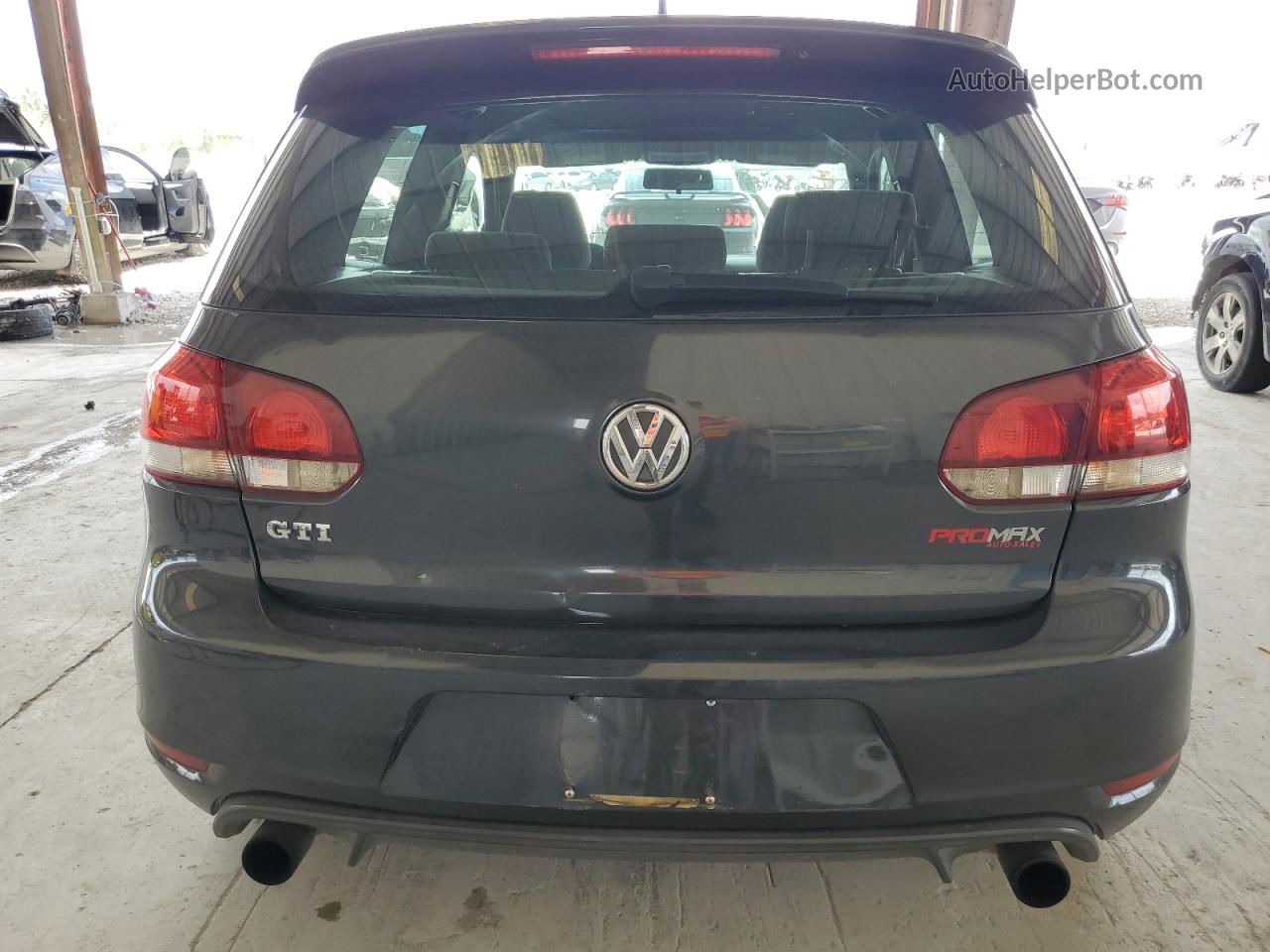 2010 Volkswagen Gti  Black vin: WVWEV7AJ4AW228024