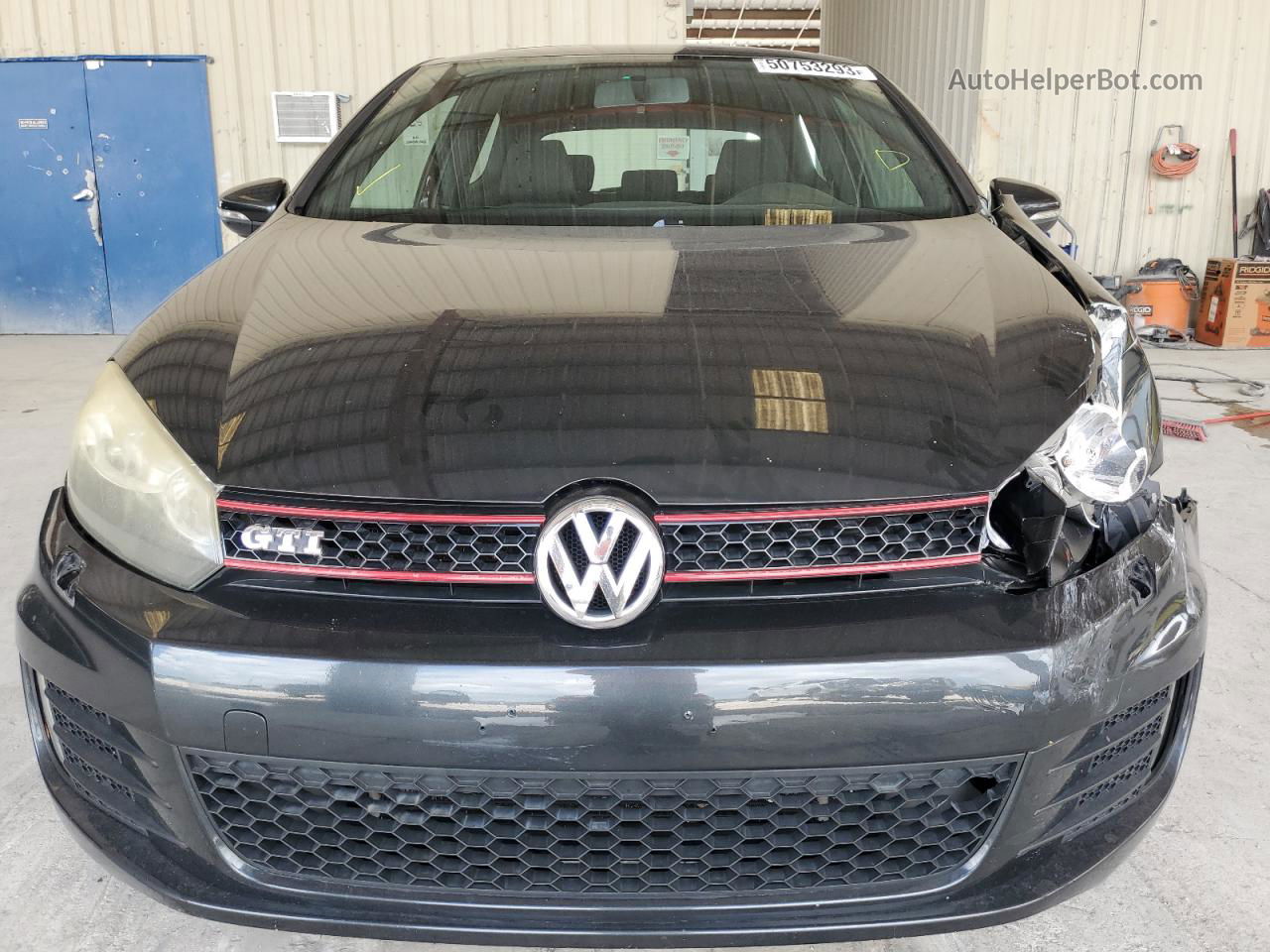 2010 Volkswagen Gti  Black vin: WVWEV7AJ4AW228024