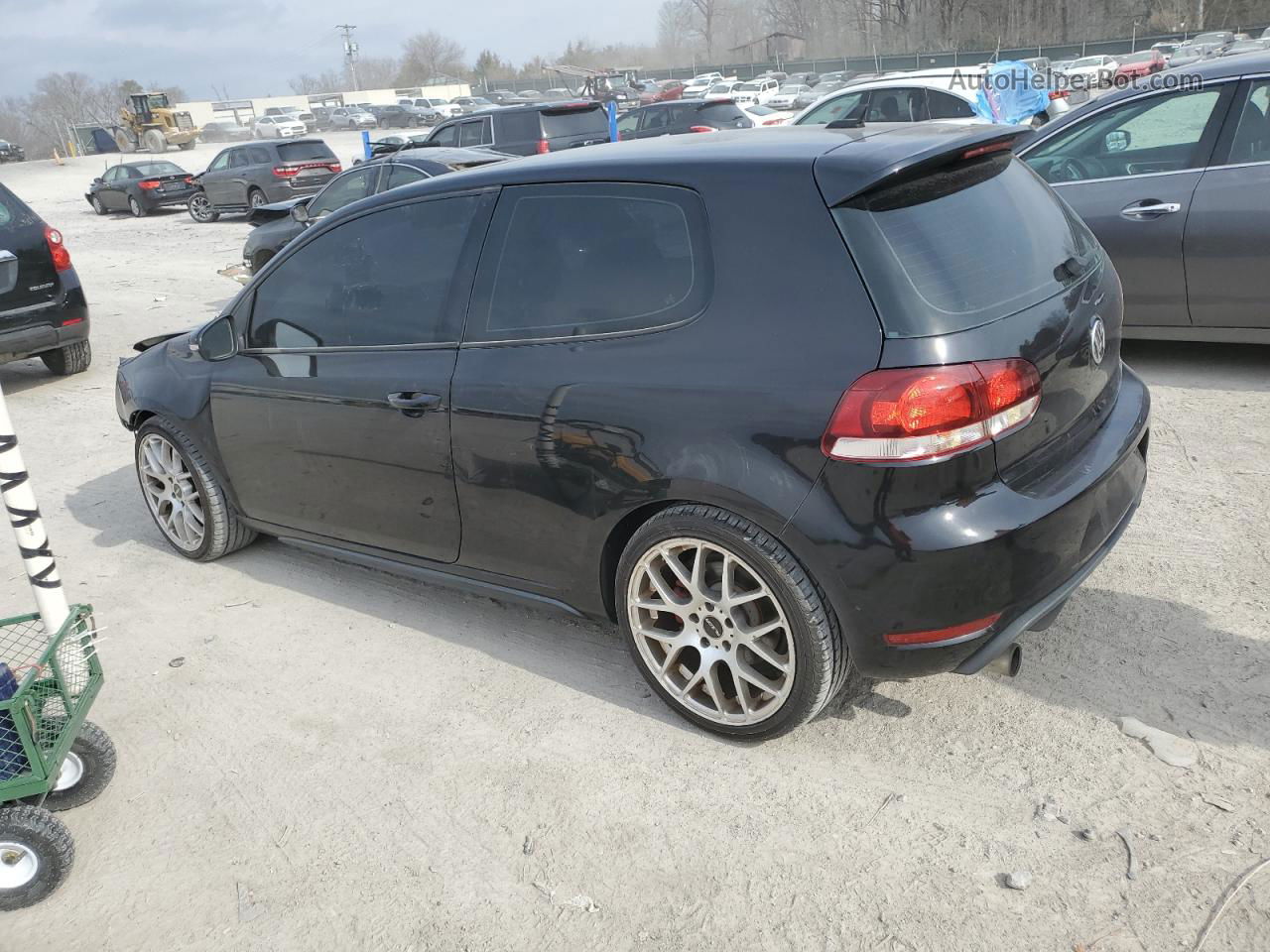 2010 Volkswagen Gti  Black vin: WVWEV7AJ4AW402237