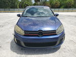 2010 Volkswagen Gti  Синий vin: WVWEV7AJ5AW235290