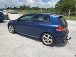 2010 Volkswagen Gti  Синий vin: WVWEV7AJ5AW235290