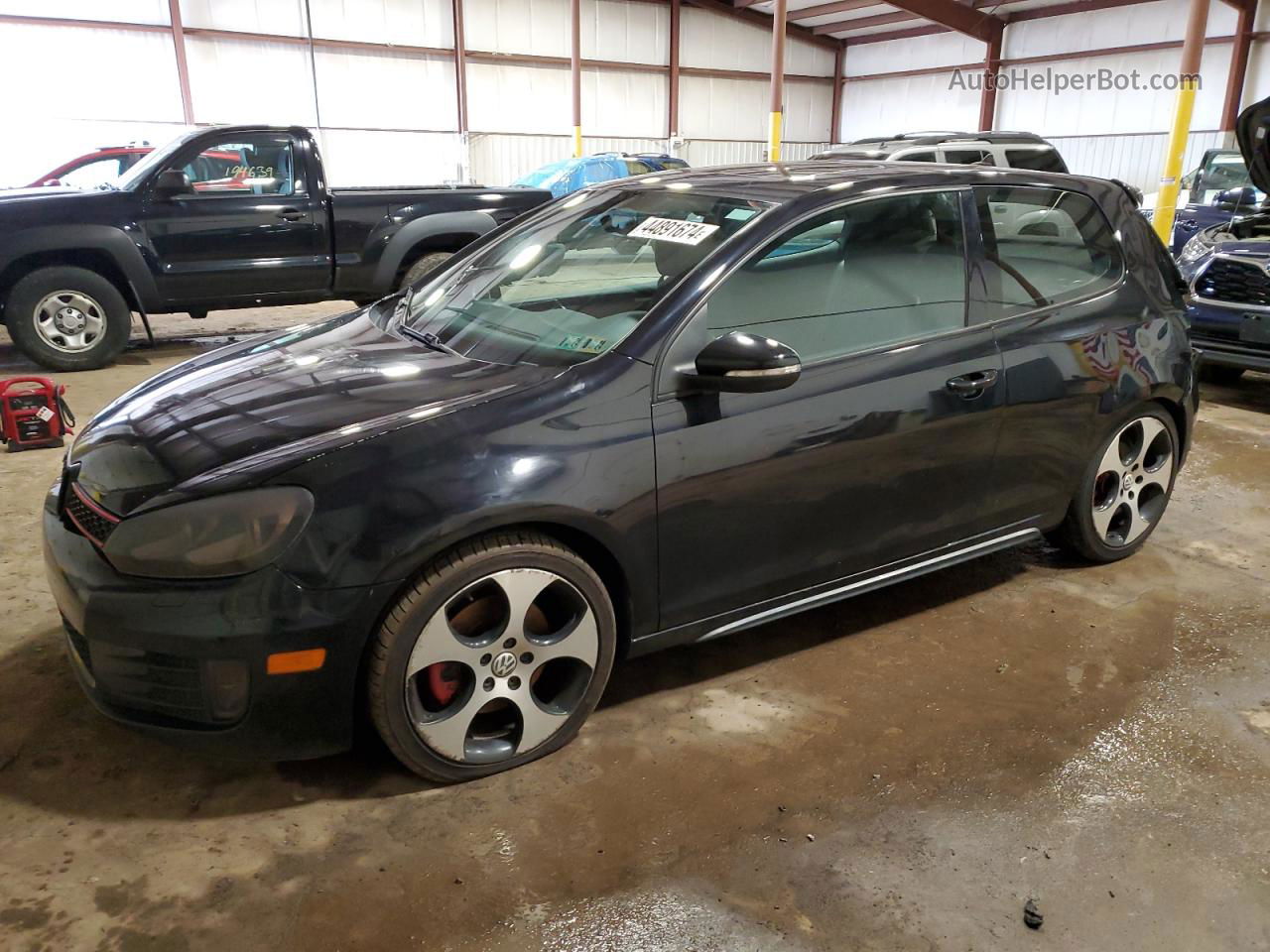 2010 Volkswagen Gti  Black vin: WVWEV7AJ5AW269567