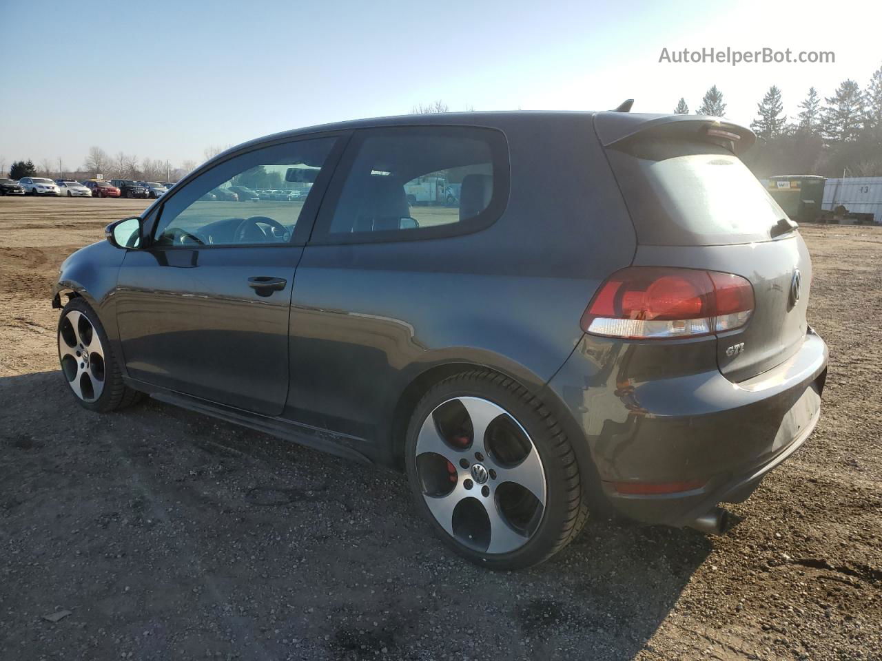 2010 Volkswagen Gti  Gray vin: WVWEV7AJ7AW200427