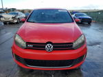 2010 Volkswagen Gti  Red vin: WVWEV7AJ7AW236909