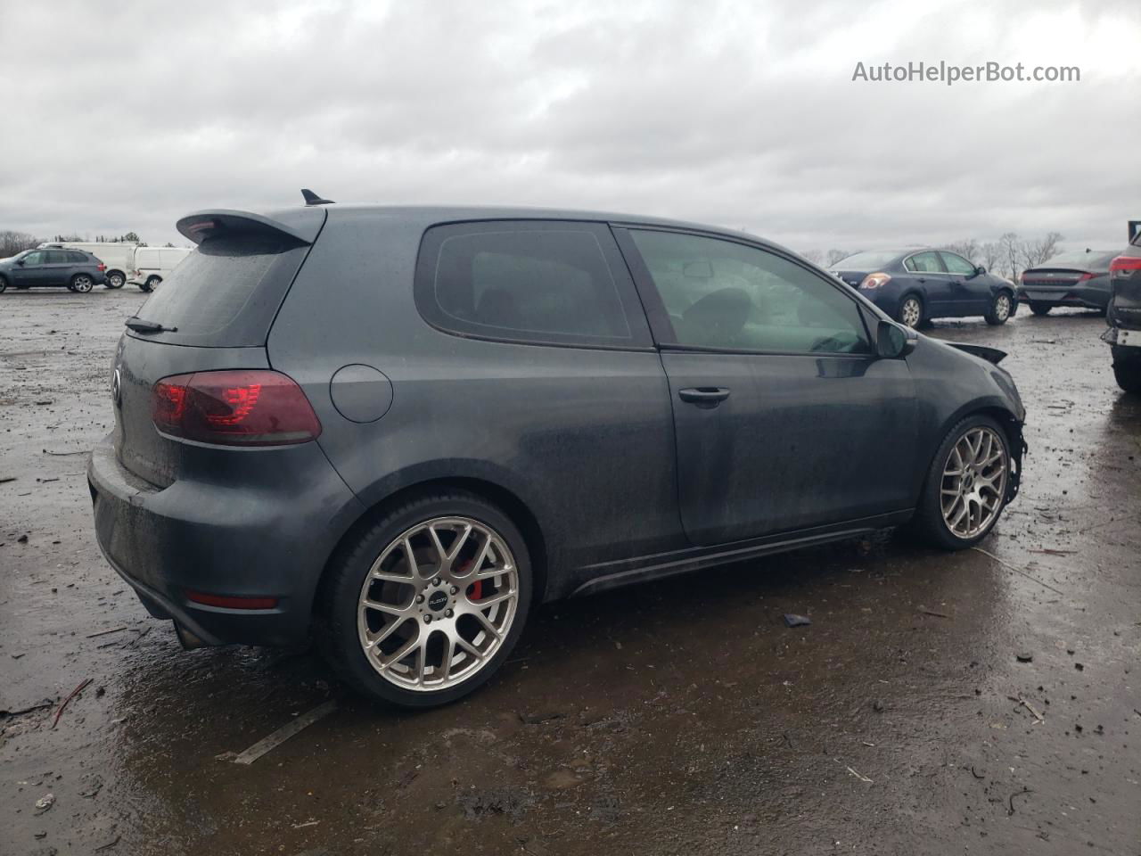 2010 Volkswagen Gti  Black vin: WVWEV7AJ8AW111420