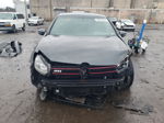 2010 Volkswagen Gti  Black vin: WVWEV7AJ8AW111420