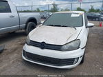 2010 Volkswagen Gti   White vin: WVWEV7AJ8AW233324